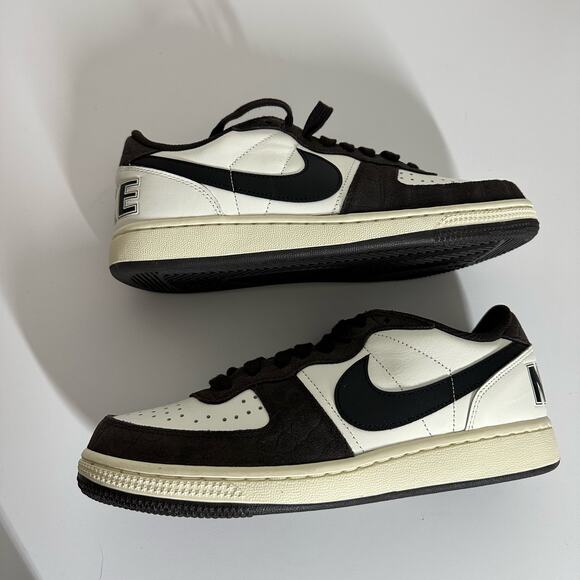 Nike Terminator Low Dunks PRM Black White Croc Sneakers Men's Size 8.5 Panda - Picture 4 of 9